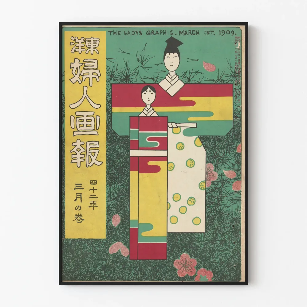 Vintagejuliste Lady's Graphic - maaliskuu 1909