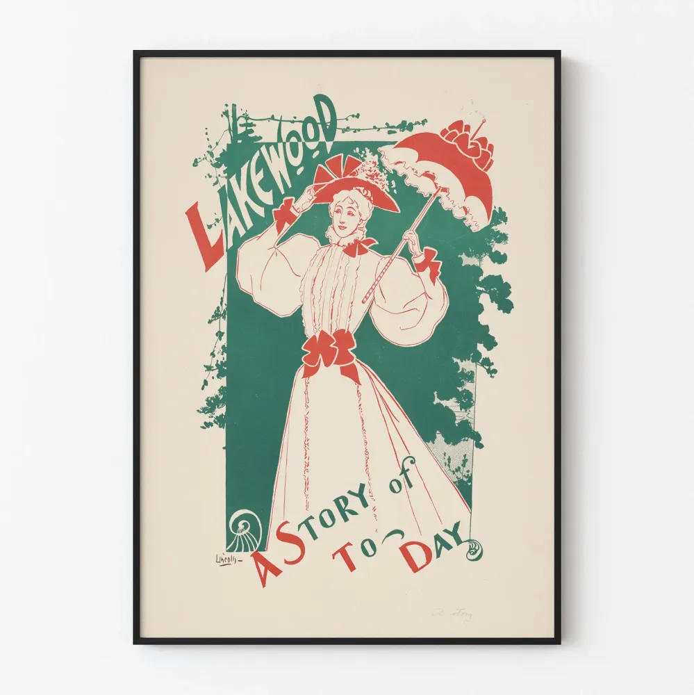 Vintagejuliste Lakewood Story To-Day
