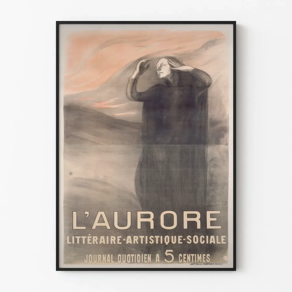 Vintagejuliste L'Aurore Littéraire Artistique Sociale Eugène Carrière