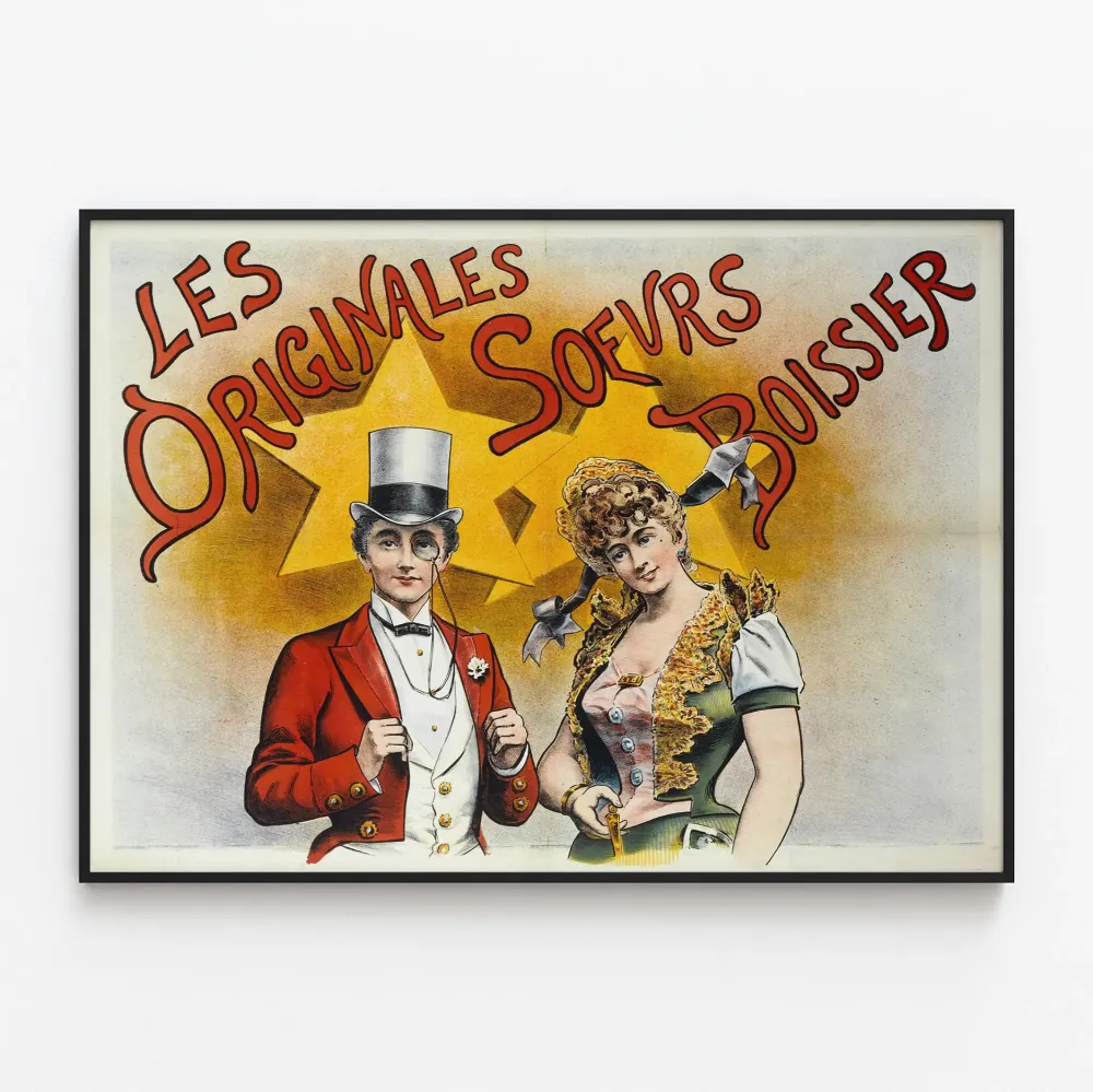 Vintagejuliste Les Originales Soeurs Boissier