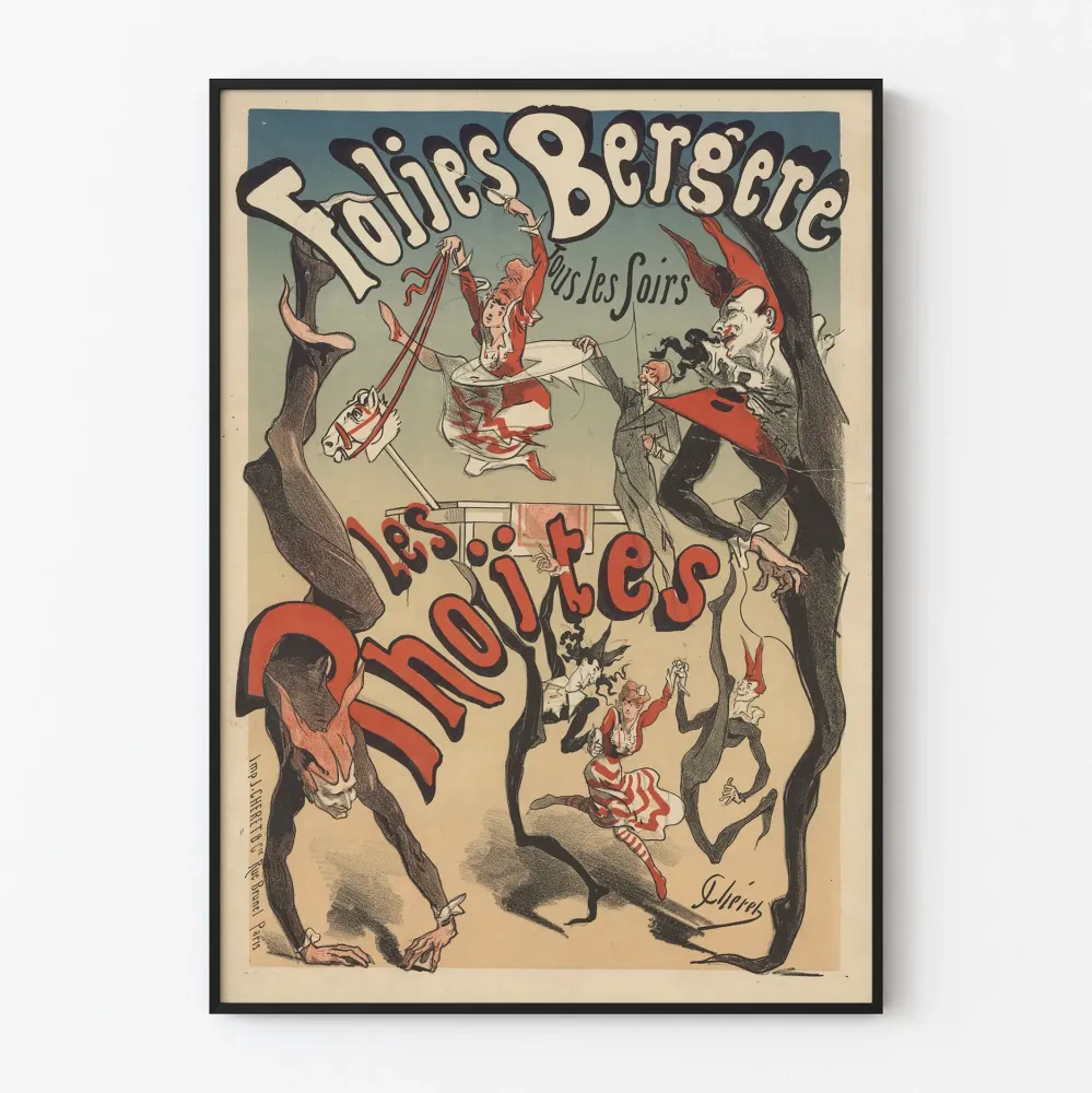 Vintagejuliste Les Phoïtes aux Folies Bergère