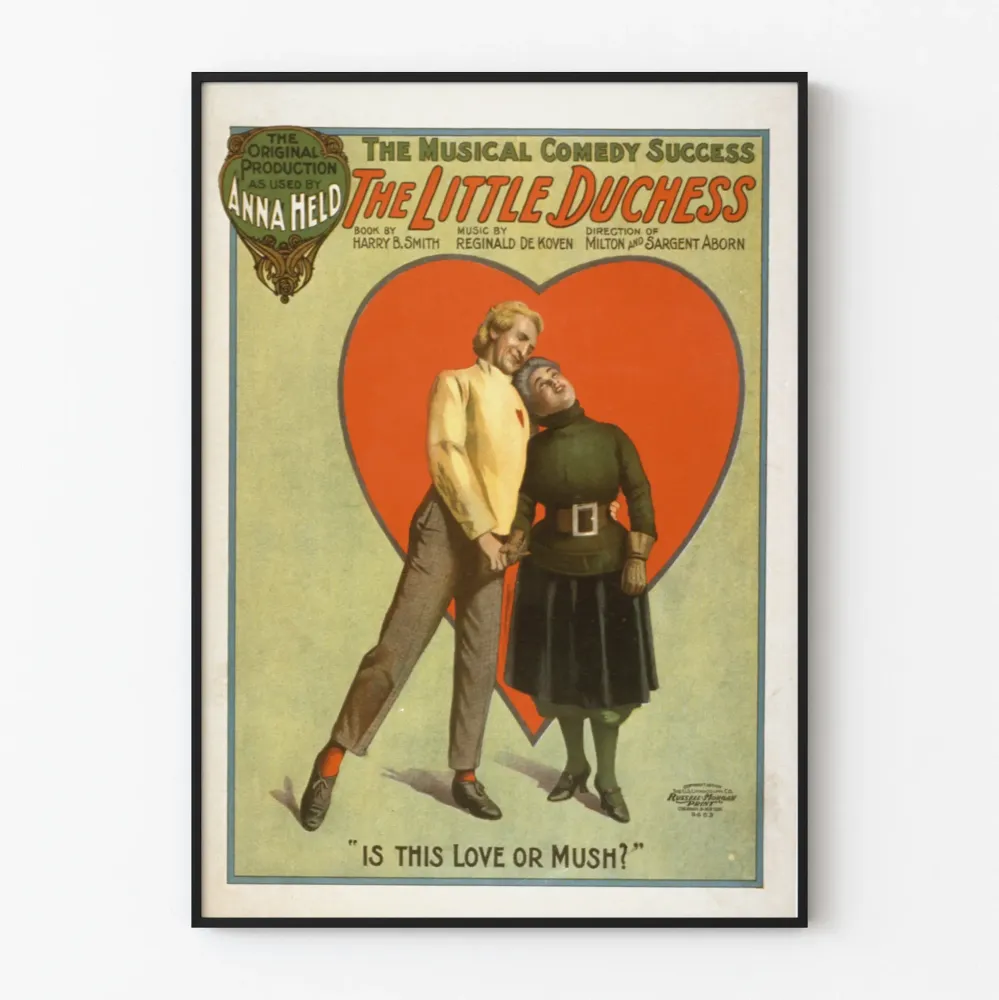 Vintagejuliste Little Duchess - Romanttinen musikaali