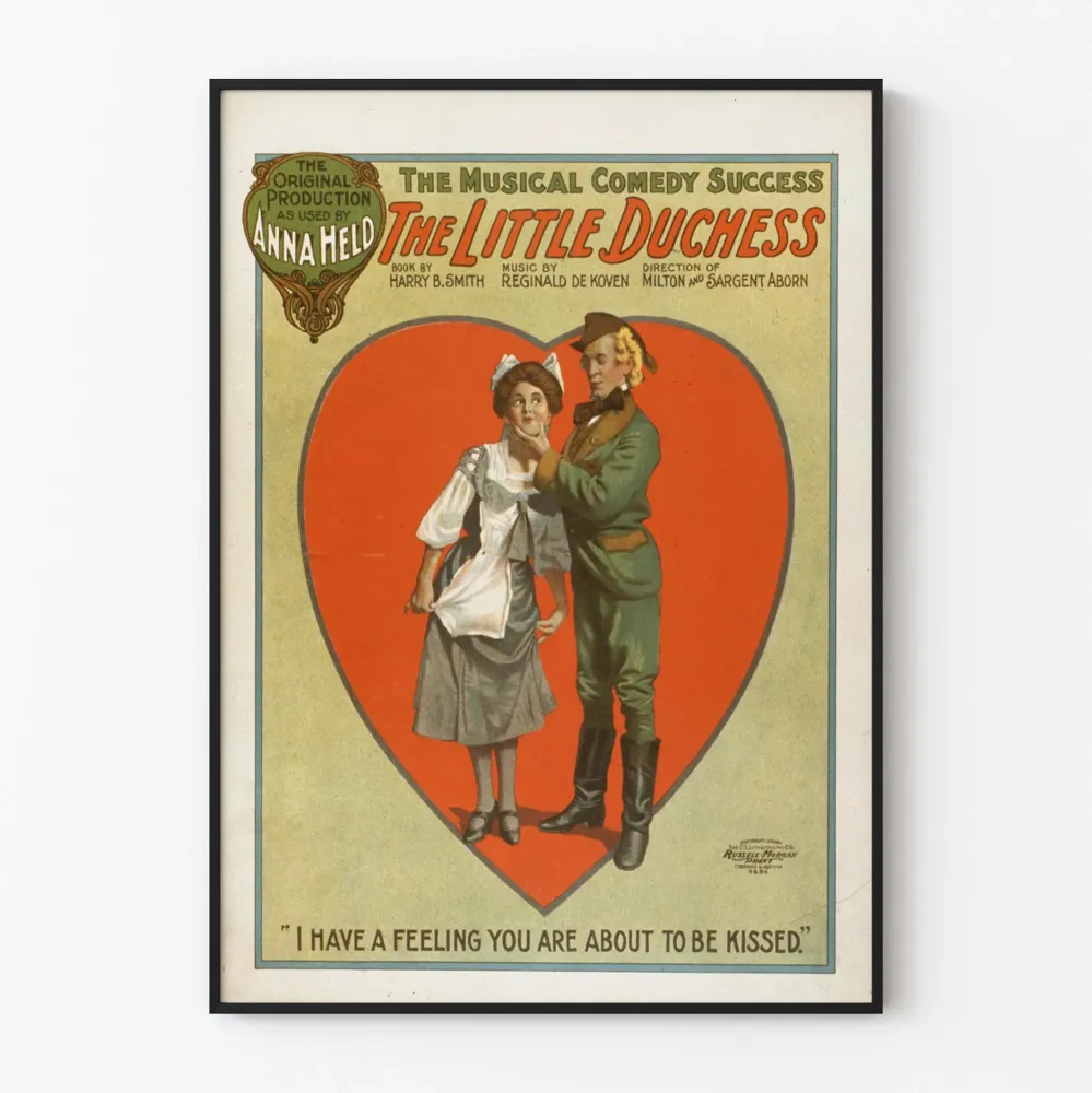 Vintagejuliste Little Duchess - Teatterin musiikkikoristelu seinälle