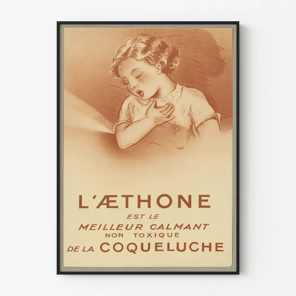 Vintagejuliste L'Æthone - Rauhoittava hoito hinkuyskään