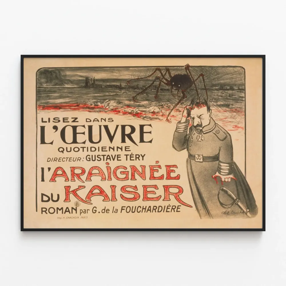 Vintagejuliste Lue teoksesta - Keisarin hämähäkki