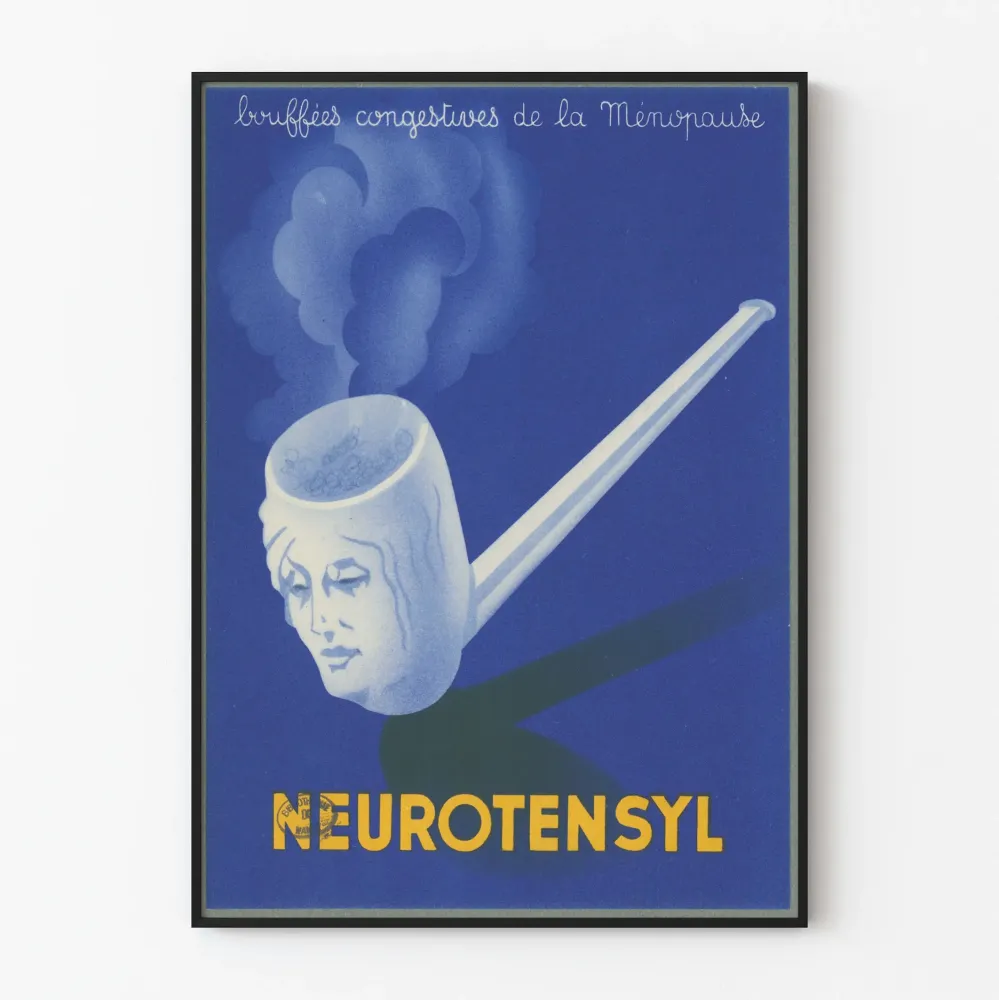 Vintagejuliste Neurotensyl - Vaihdevuosien kuumat aallot