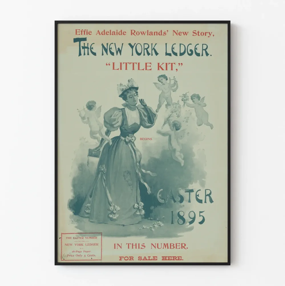 Vintagejuliste New York Ledger, Pääsiäisnumero 1895
