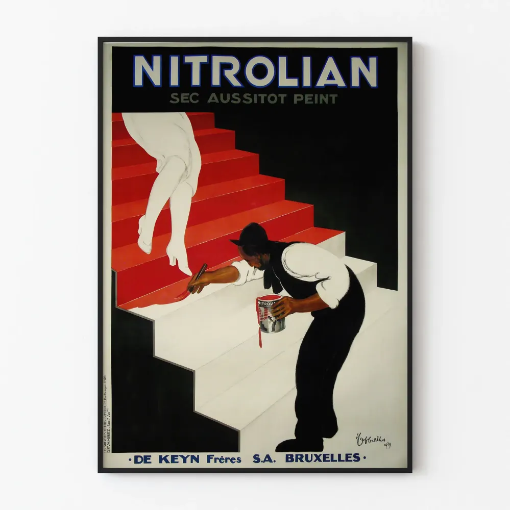 Vintagejuliste Nitroliam - Mainosjuliste taide-deco-maalaus