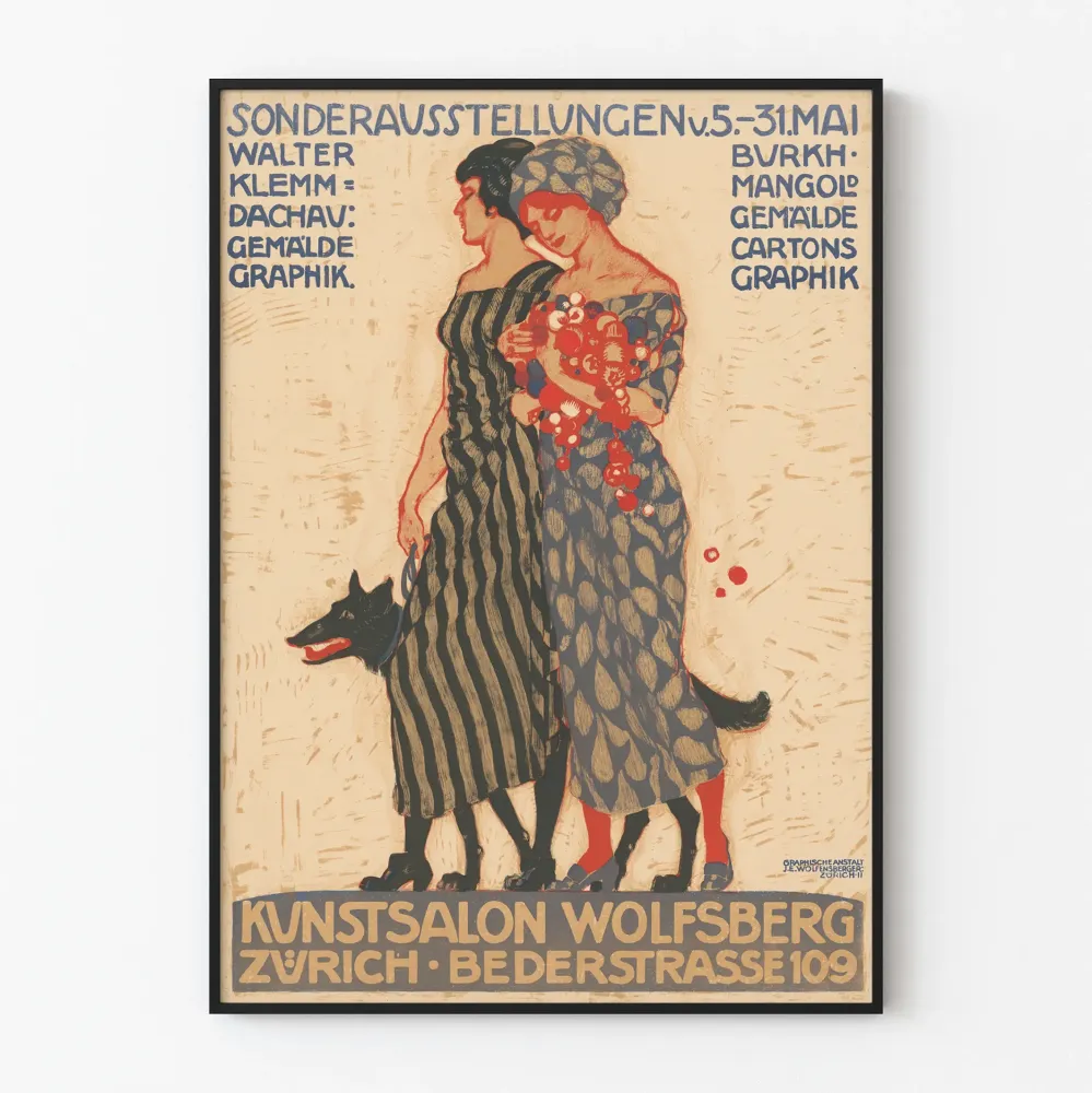 Vintagejuliste näyttely Kunstsalon Wolfsberg Zürich