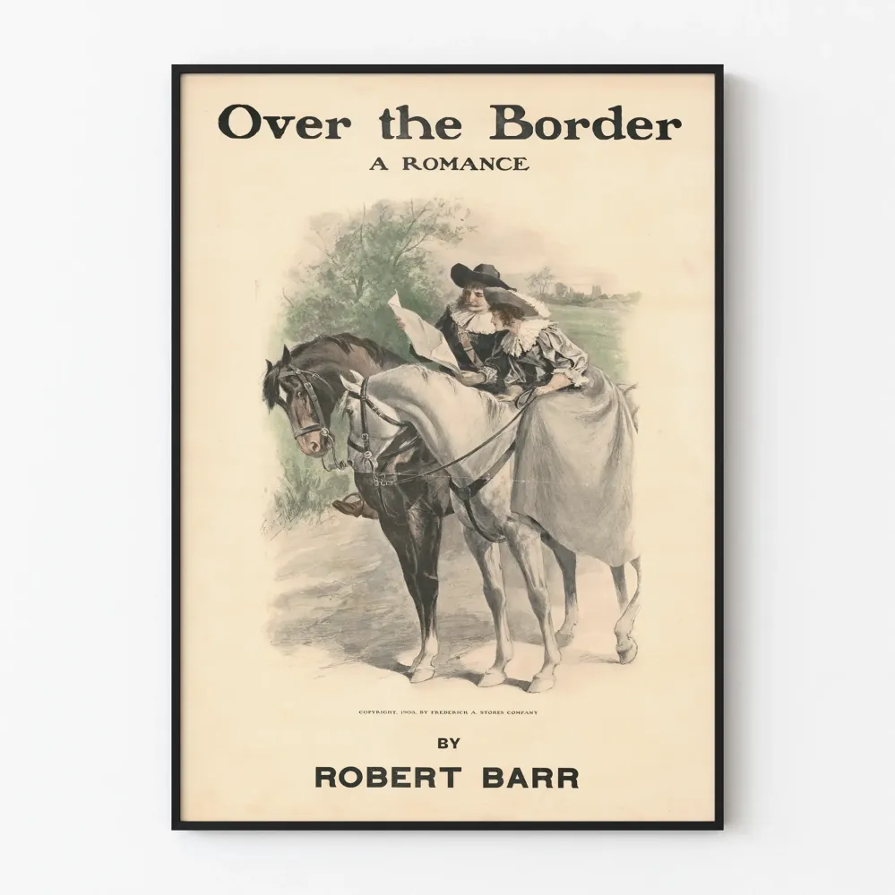 Vintagejuliste Over Border - Romance par Robert Barr
