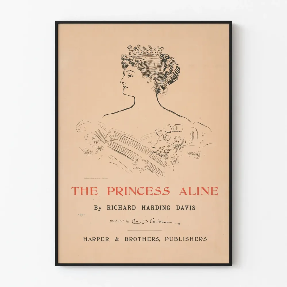 Vintagejuliste Princess Aline, tekijä Richard Harding Davis