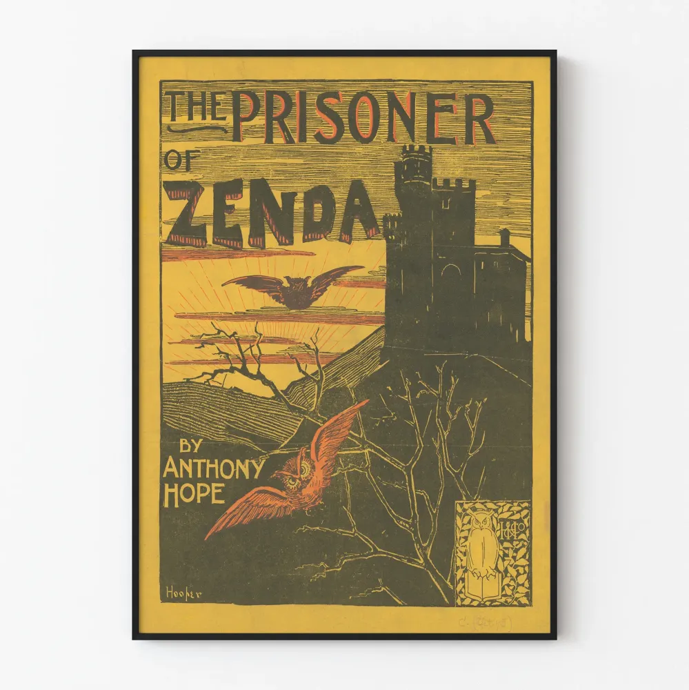 Vintagejuliste Prisoner Zenda Anthony Hopeilta