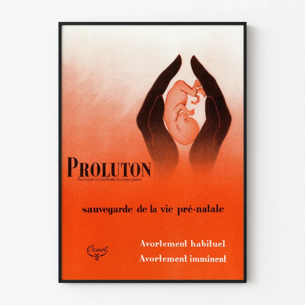 Vintagejuliste Proluton - Raskauden aikainen suojaus ja keskenmenojen ehkäisy