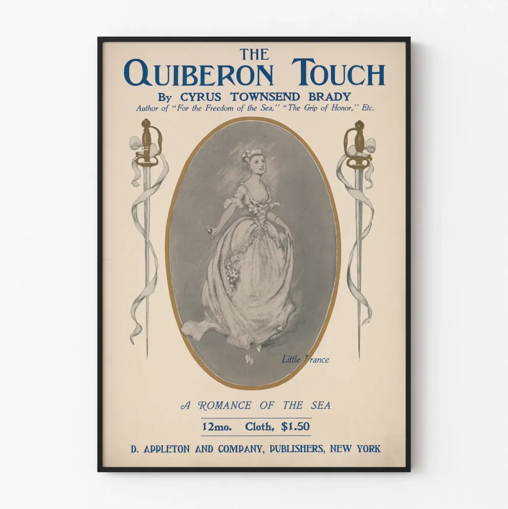 Vintagejuliste Quiberon Touch teokselta Cyrus Townsend Brady