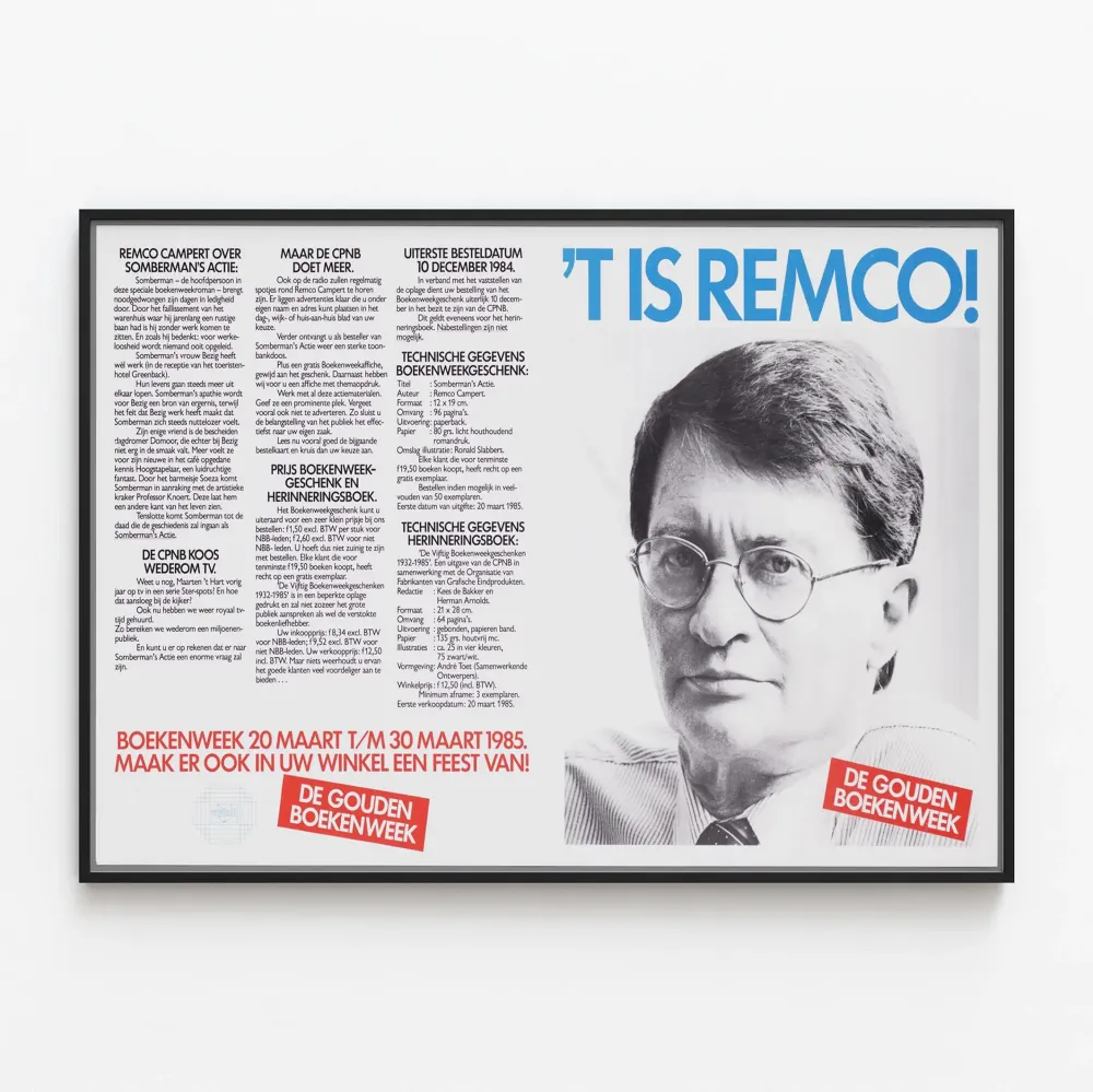 Vintagejuliste T IS REMCO seinäkoristelu retro Artem Legrand