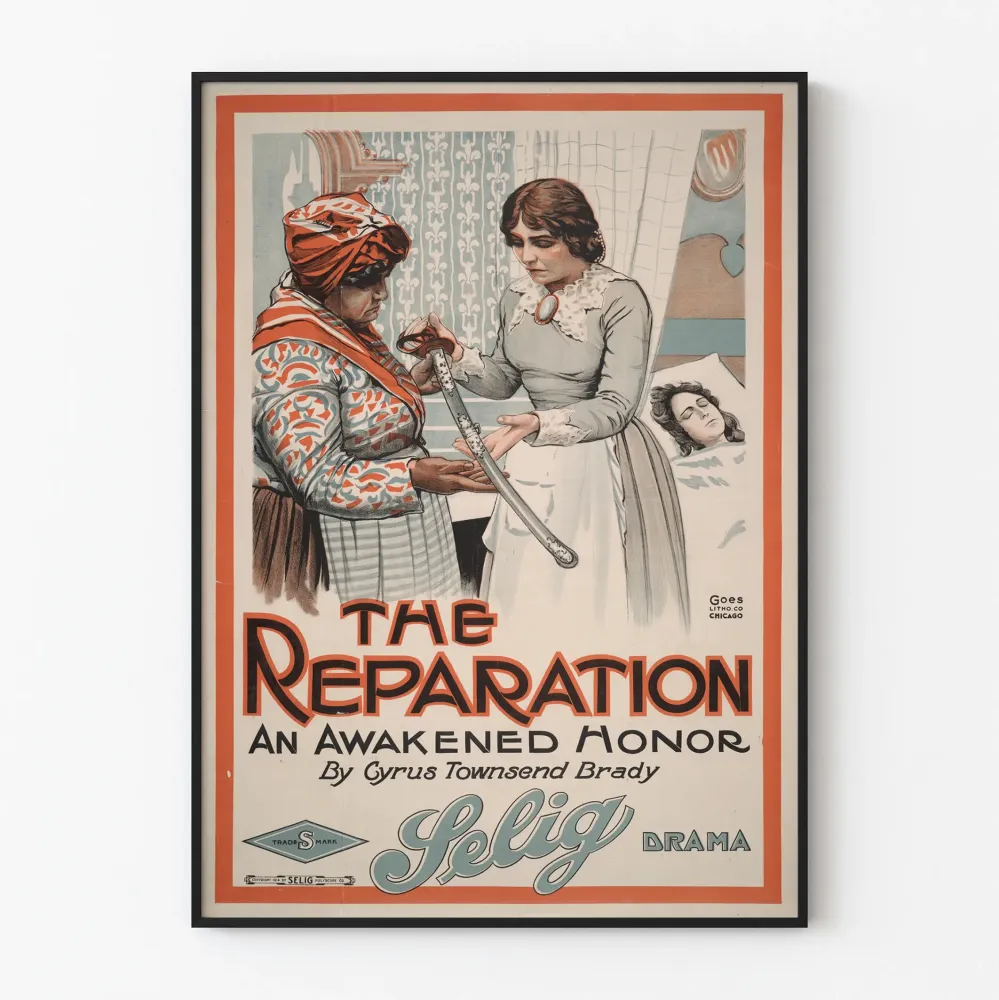 Vintagejuliste Reparation Awakened Honor - Taiteellinen seinäkoristelu