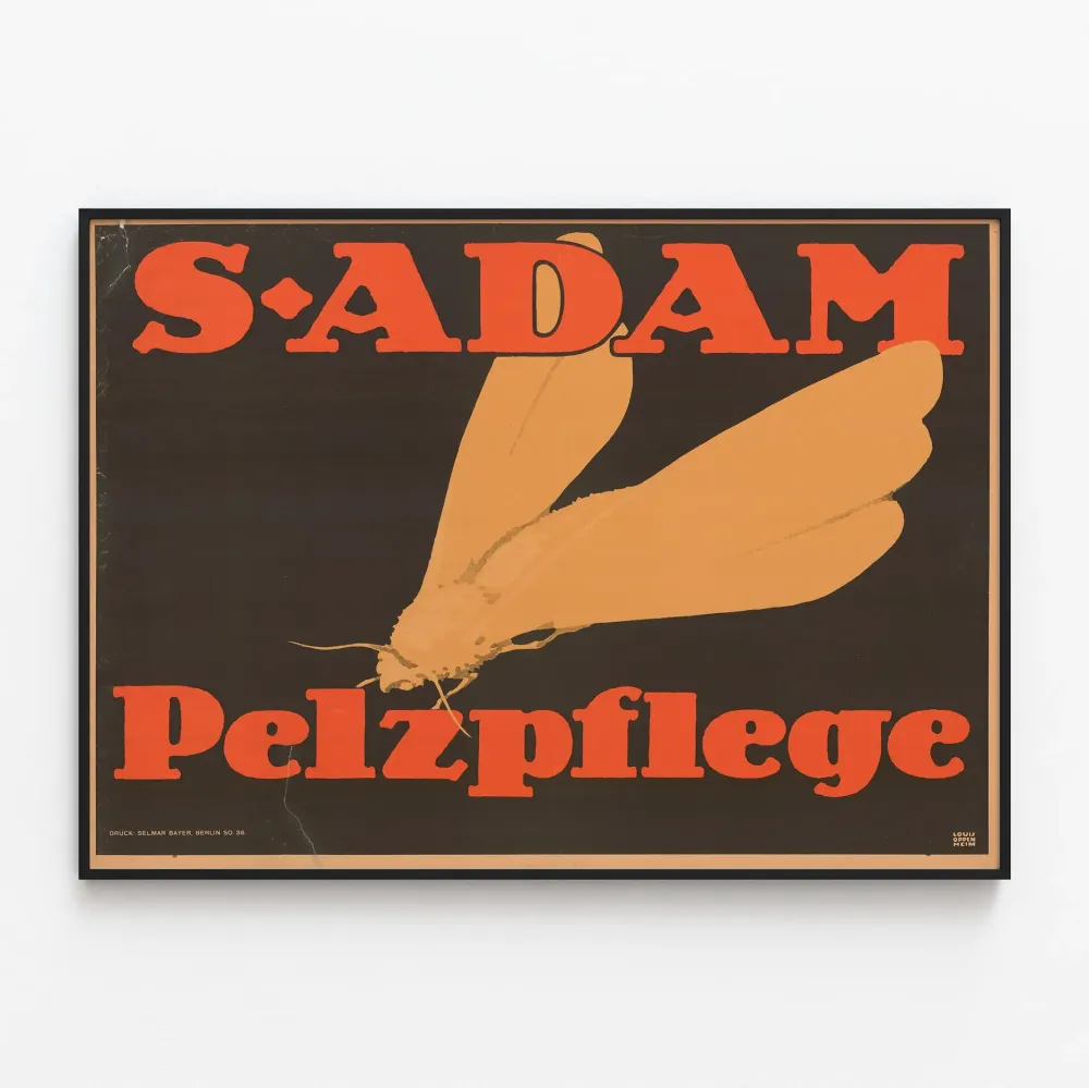 Vintagejuliste S.ADAM turkkihoito - Graafinen seinäkoristelu