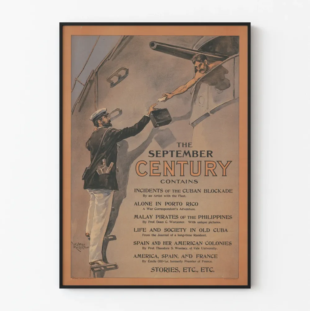 Vintagejuliste September Century - Historiallinen seinäkoristelu