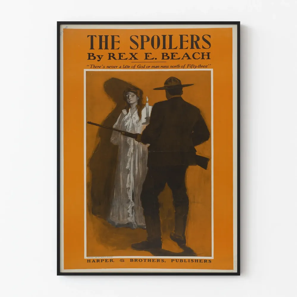 Vintagejuliste Spoilers Rex E. Beachilta