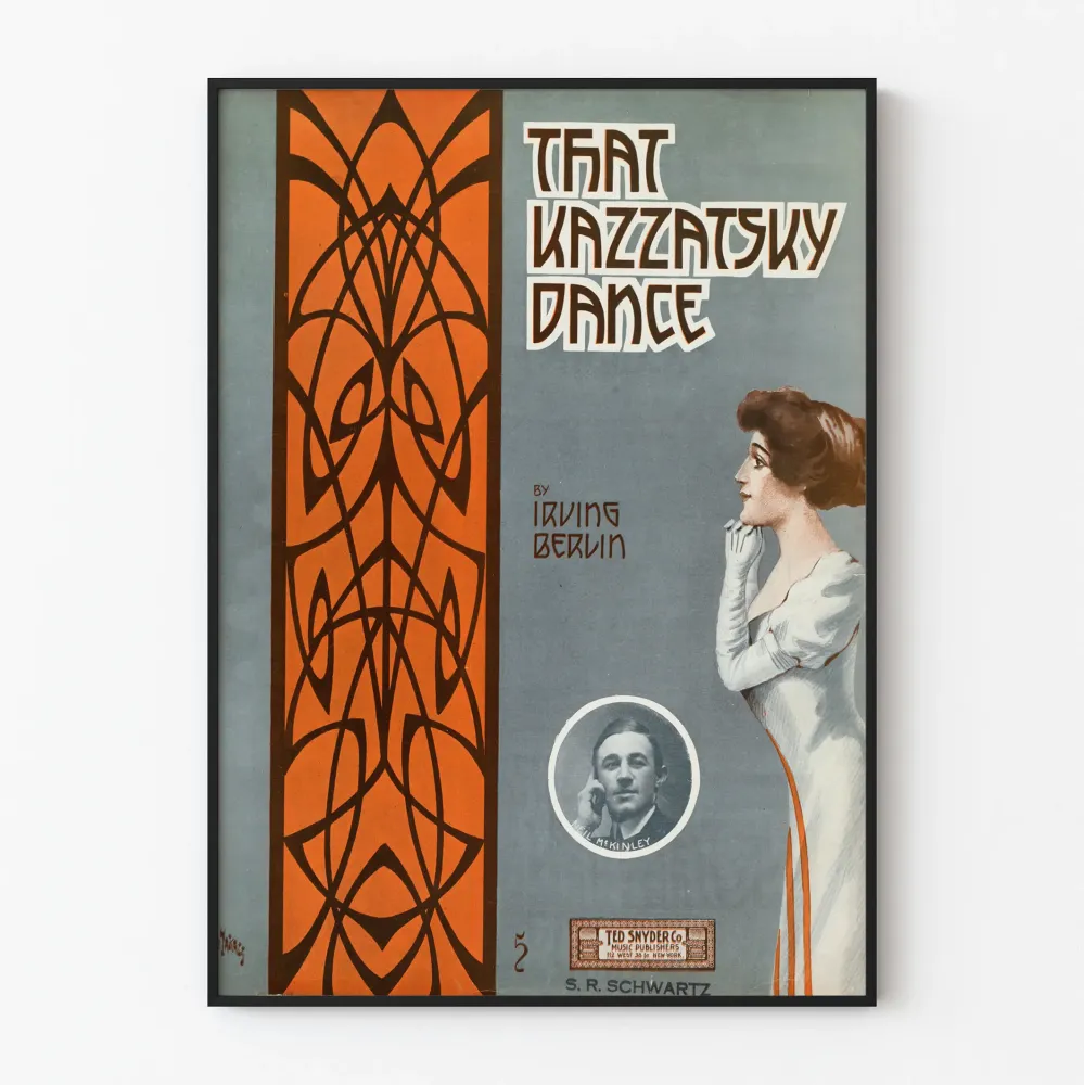 Vintagejuliste That Kazzatsky Dance, tekijä Irving Berlin