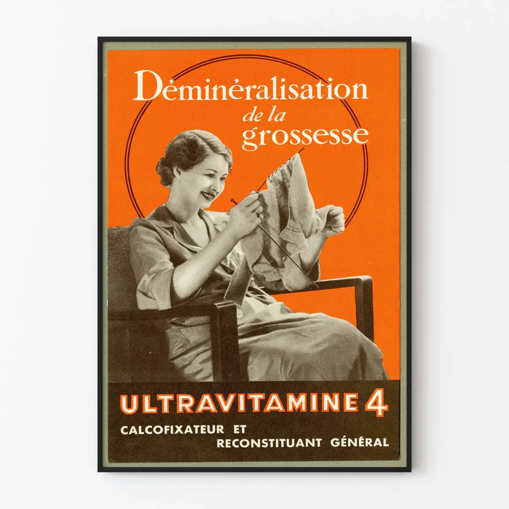 Vintagejuliste Ultraviamine 4 raskausajan mineralisaation vähentämiseen