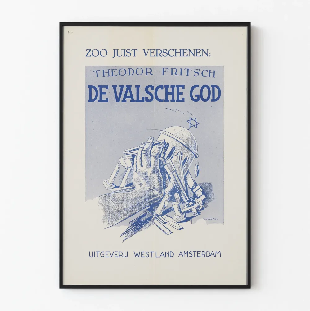 Vintagejuliste De Valsche God de Theodor Fritsch
