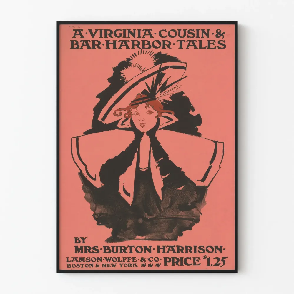 Vintagejuliste Virginia Cousin & Bar Harbor Tales