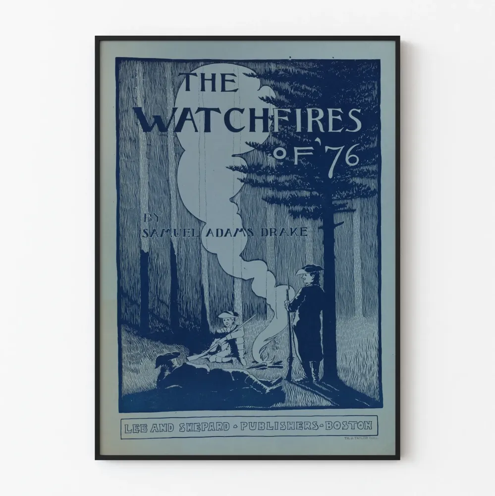 Vintagejuliste Watchfires 76 - Retroseinustakaluste