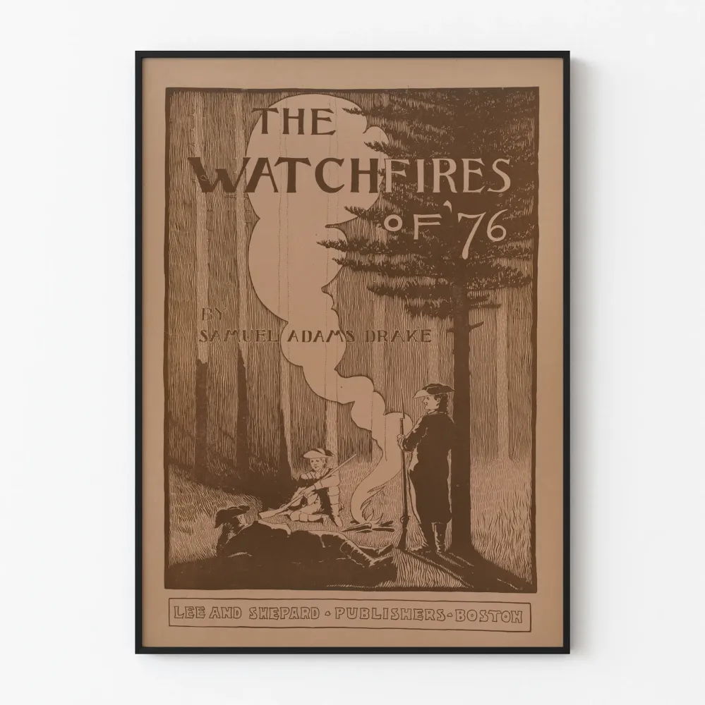 Vintagejuliste Watchfires '76, Samuel Adams Drake