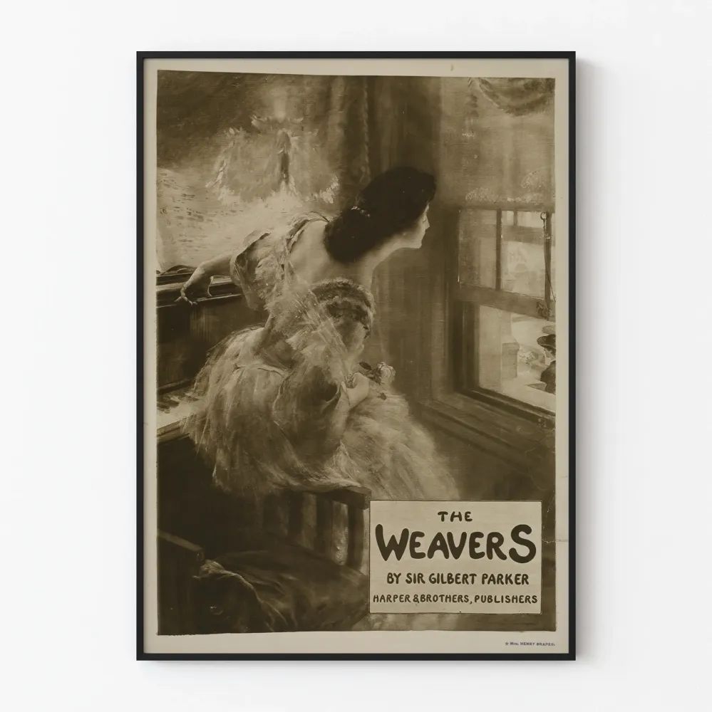 Vintagejuliste Weavers taiteilijalta Sir Gilbert Parker