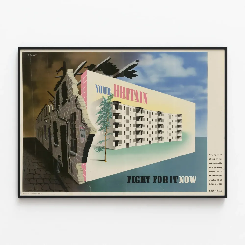 Vintagejuliste Your Britain Fight It Now - Britannian historiallinen seinäkoriste