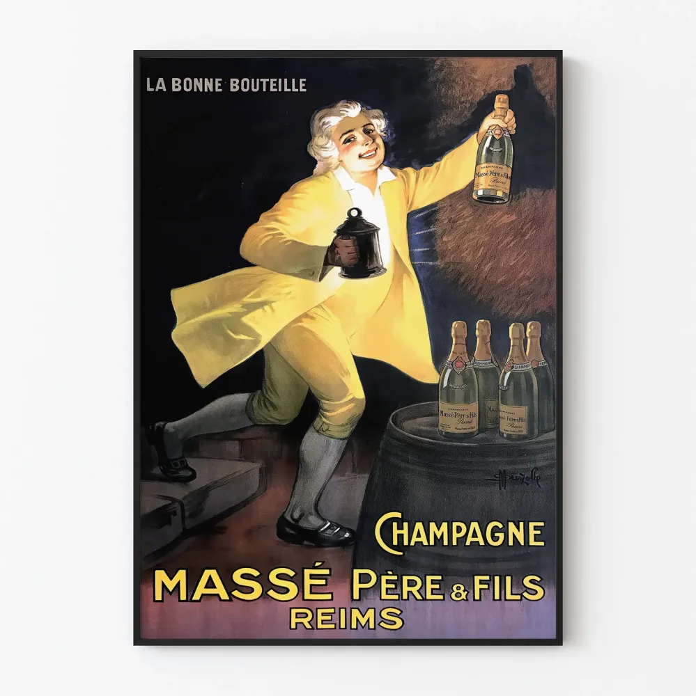 Vintagekuva Champagne Massé Père & Fils Reims