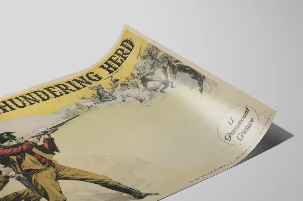 Vintage-luontokuva lännestä Thundering Herd - Zane Grey