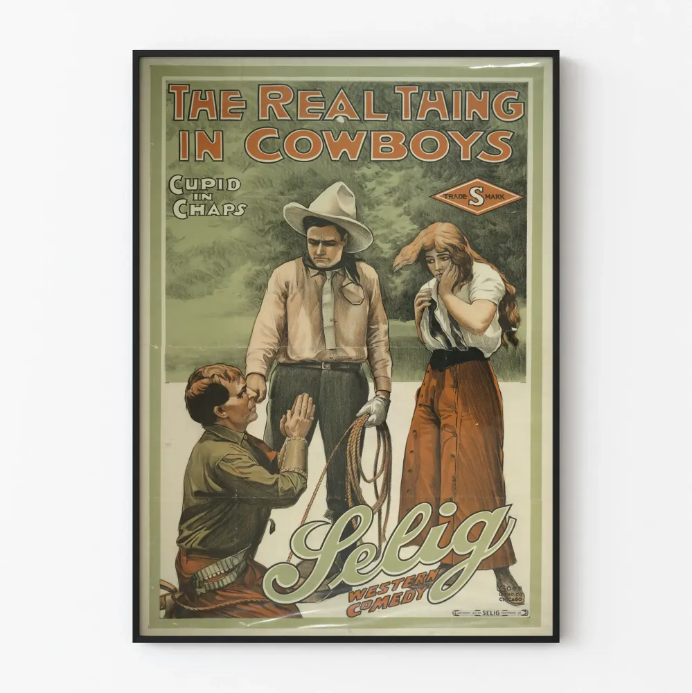 Vintage-luultuvas western-komedia Real Taing Cowboys