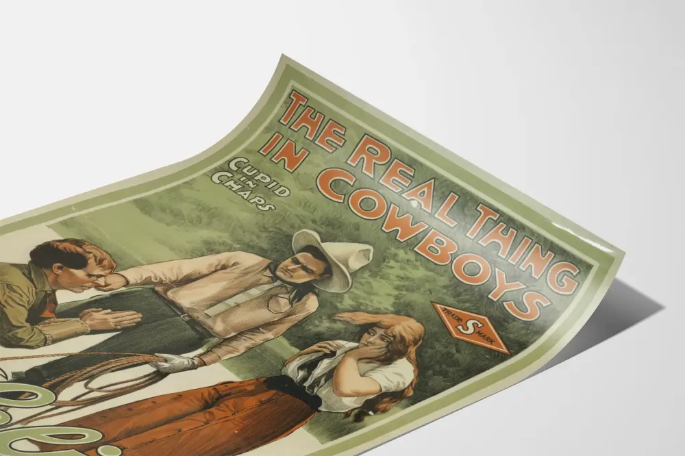 Vintage-luultuvas western-komedia Real Taing Cowboys