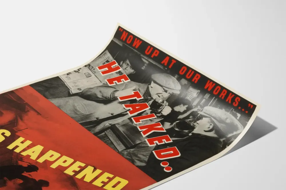 Vintagemainos varovaisuuden lisäämiseksi työssä