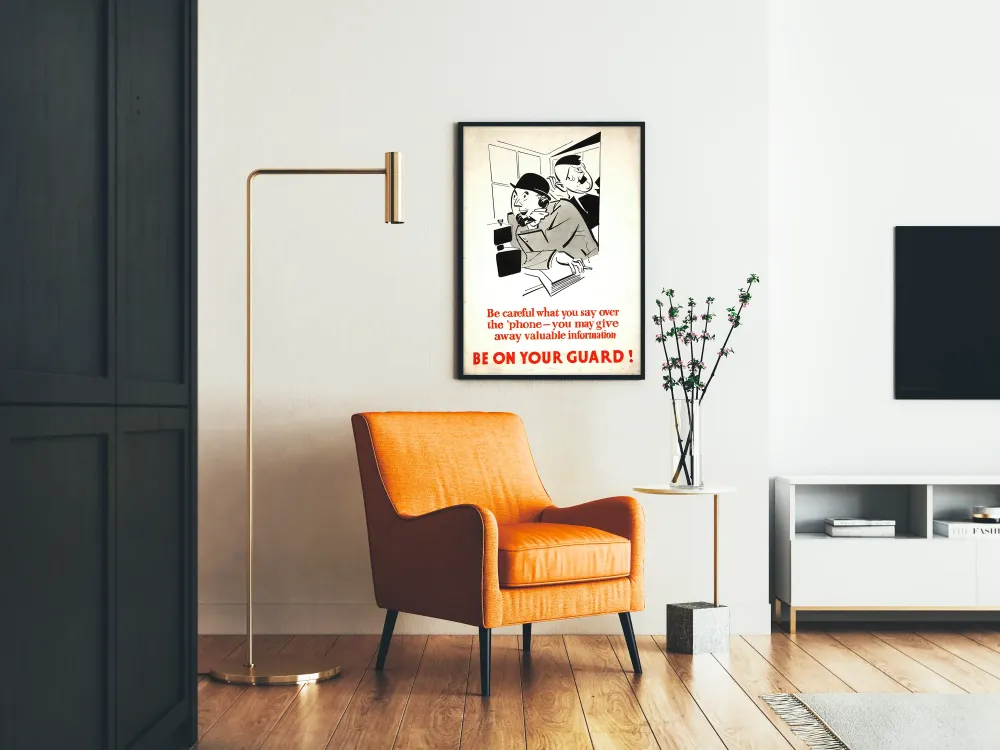 Vintagemainos varovaisuudesta puhelimessa