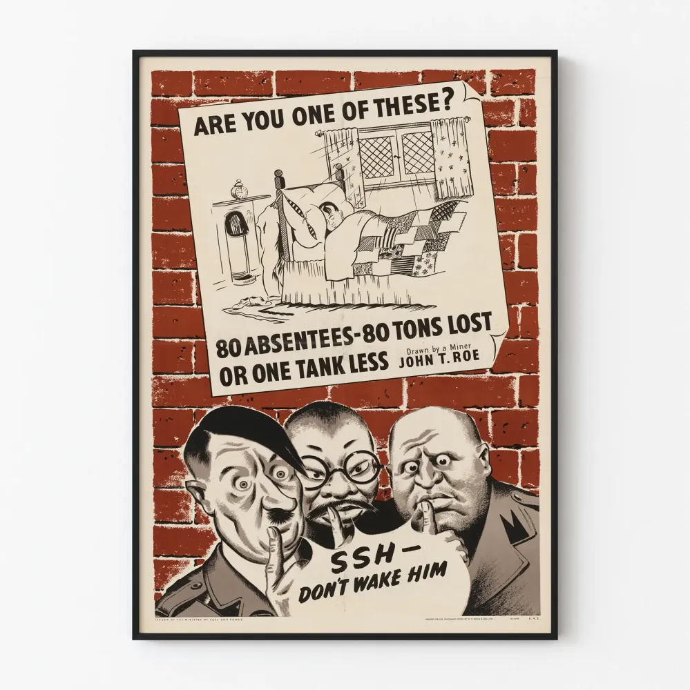 Vintagemainosjuliste 'Oletko yksi näistä?'