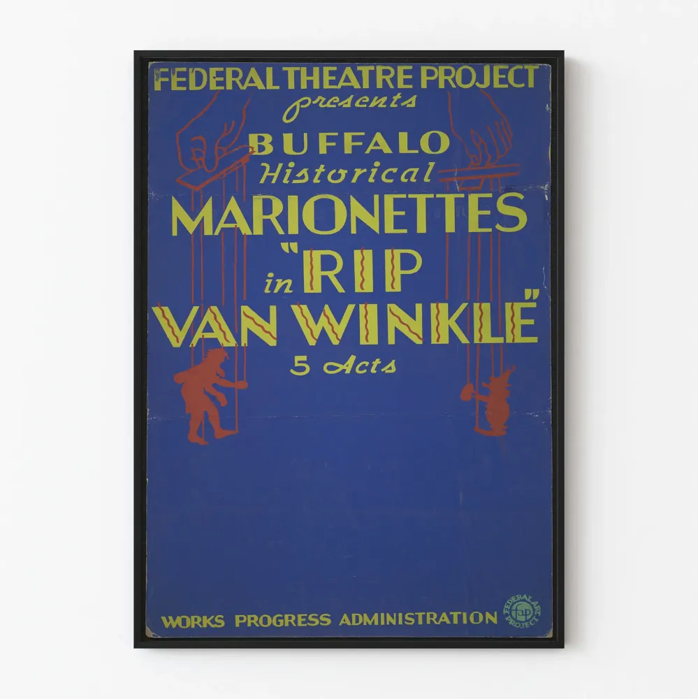 Vintage-näyttely Marionette Buffalo - Rip Van Winkle