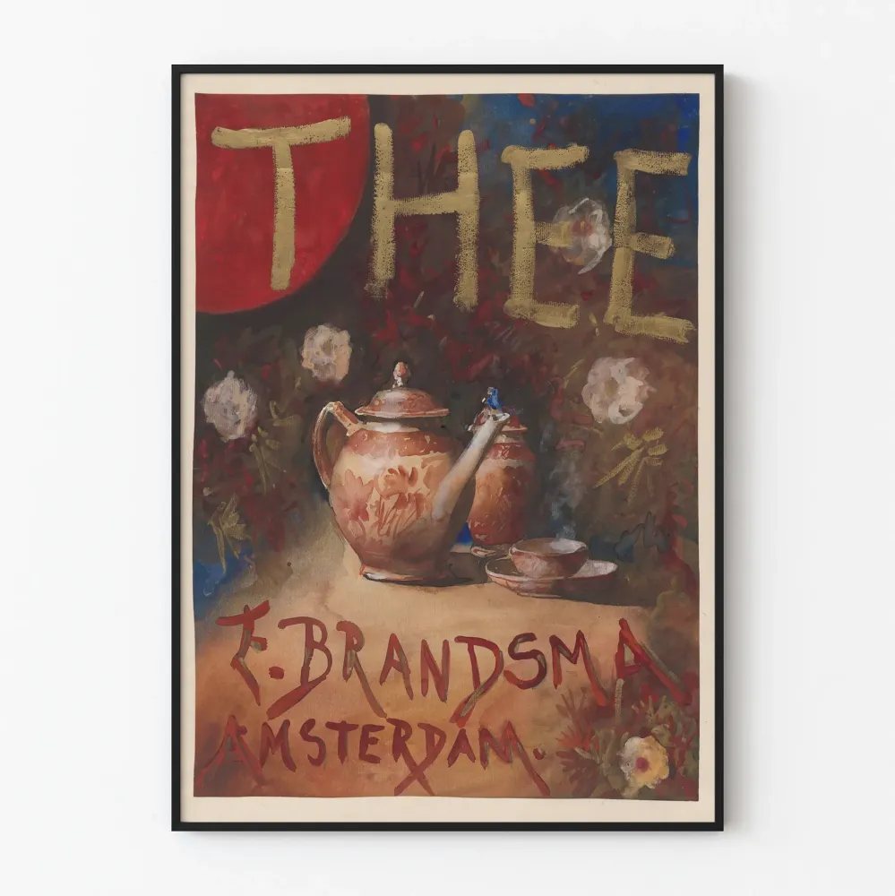 Vintage-teejuliste - F. Brandsma Amsterdam