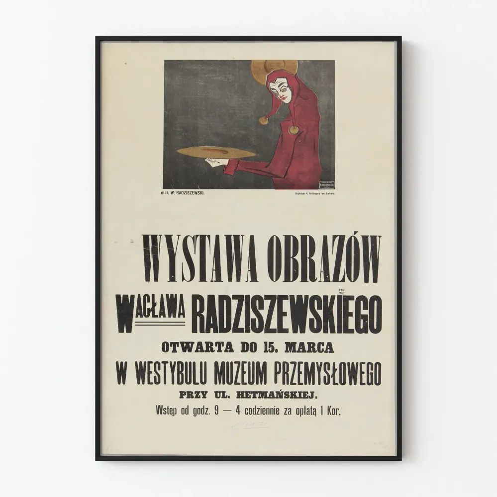 Vintage-tyylinen taidenäyttelyjuliste - Alkuperäinen seinäkoriste