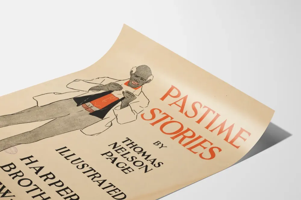 Vintage-väriteos Pastime Stories, teos Thomas Nelson Page