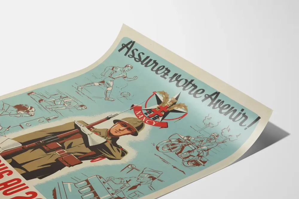 Vinttijuliste 26. R.I. Vichy armeijan rekrytointiin