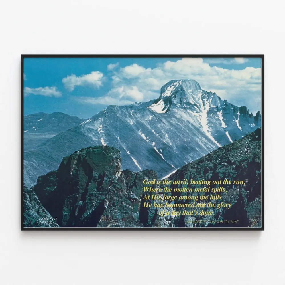 Vuorijuliste Longs Peak Colorado