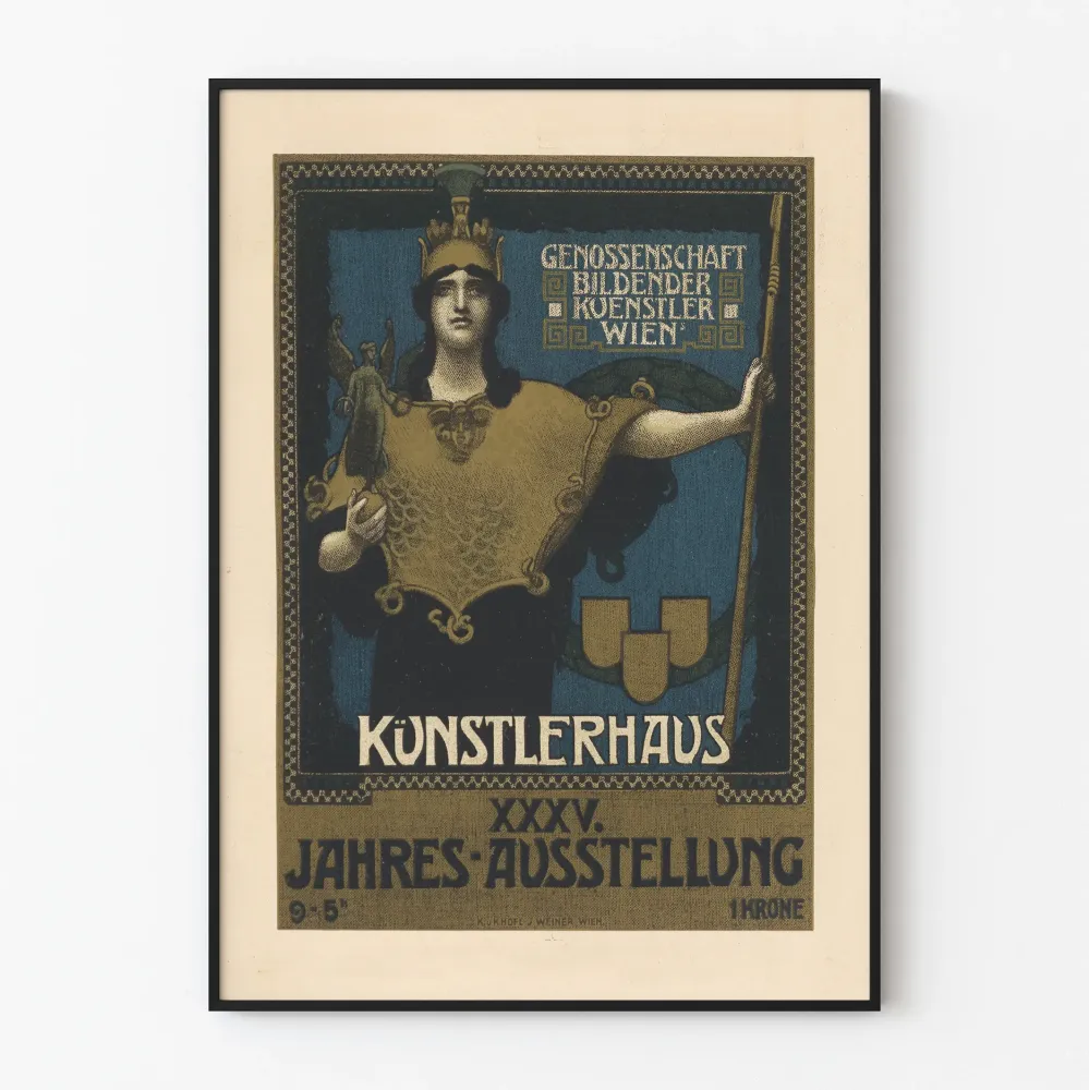 Wiener Künstlerhaus 1902 -näyttelyn vintagejuliste