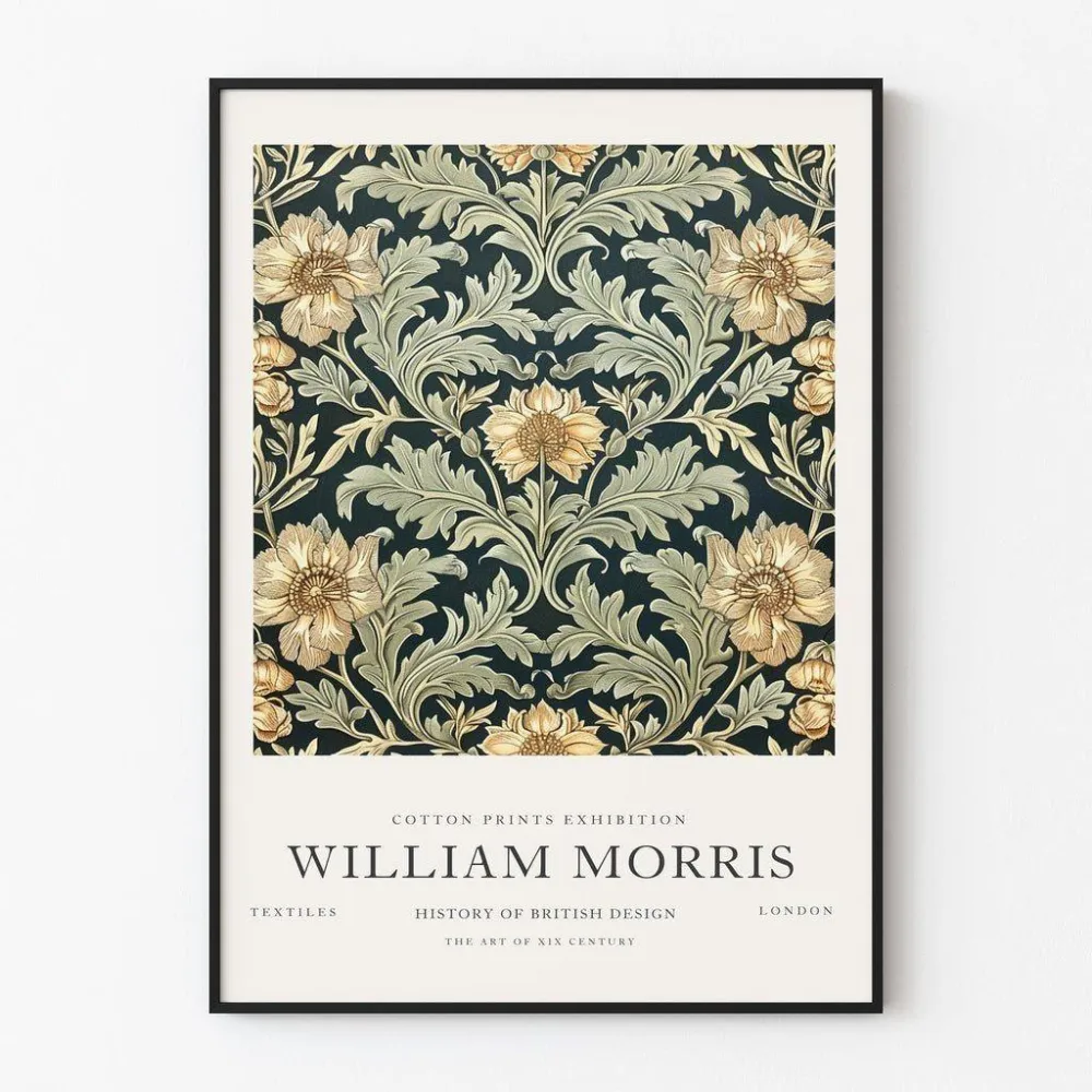 William Morrisin juliste - Sananmuodostuksen symmetria