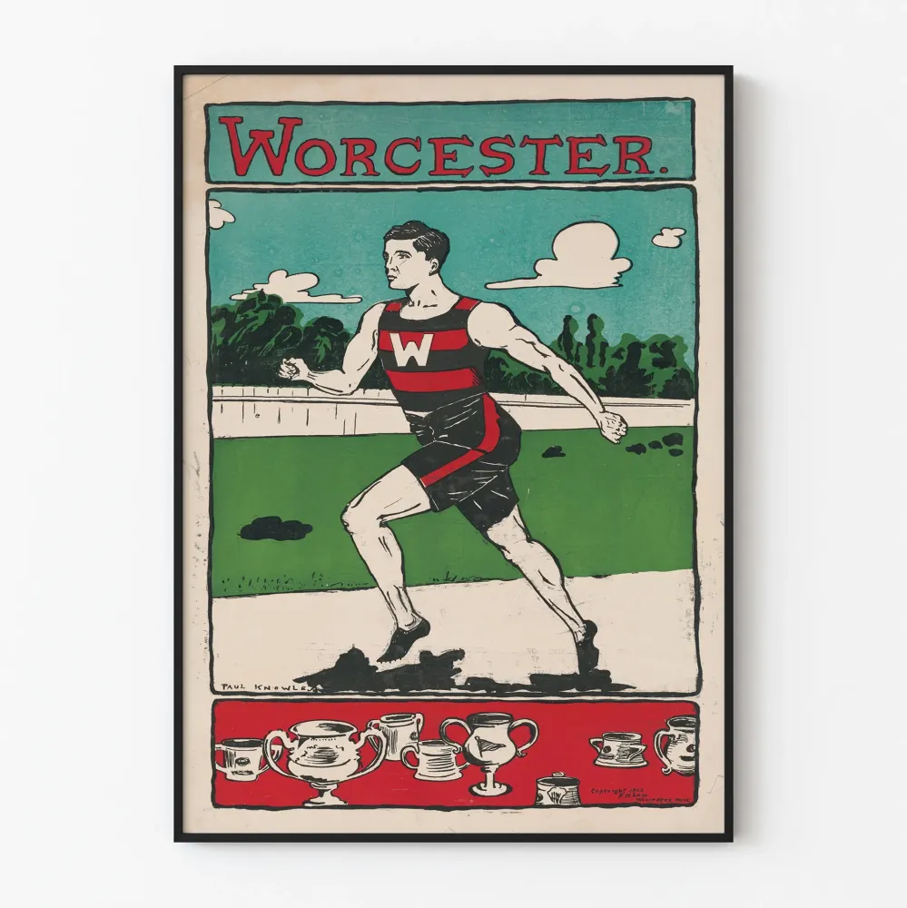 Worcesterin vintage juoksujuliste
